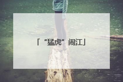 “猛虎”闹江