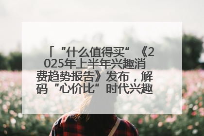 “什么值得买”《2025年上半年兴趣消费趋势报告》发布，解码“心价比”时代兴趣消费新范式
