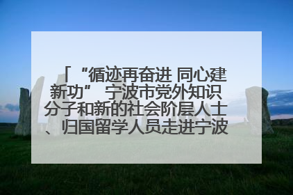 “循迹再奋进 同心建新功” 宁波市党外知识分子和新的社会阶层人士、归国留学人员走进宁波舟山港穿山港区