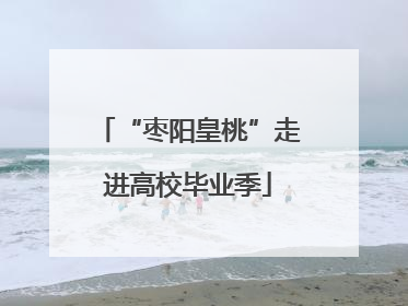 “枣阳皇桃”走进高校毕业季