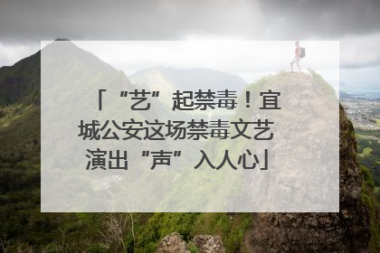 “艺”起禁毒！宜城公安这场禁毒文艺演出“声”入人心