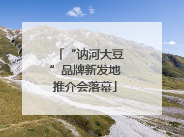 “讷河大豆”品牌新发地推介会落幕