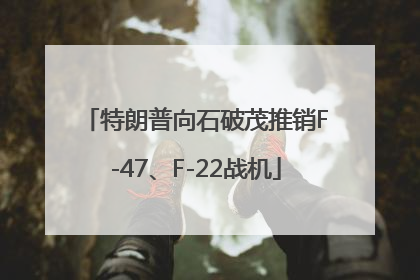 特朗普向石破茂推销F-47、F-22战机