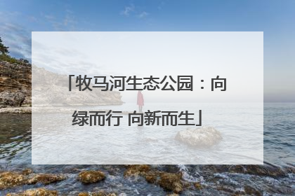 牧马河生态公园：向绿而行 向新而生