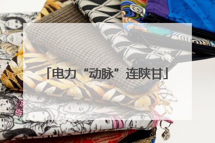 电力“动脉”连陕甘