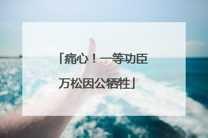 痛心！一等功臣万松因公牺牲