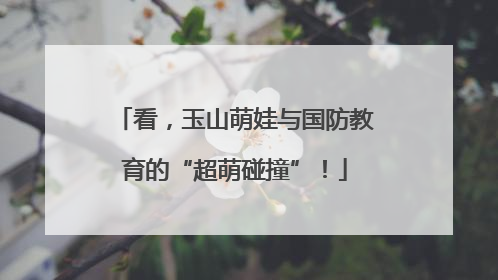 看，玉山萌娃与国防教育的“超萌碰撞”！