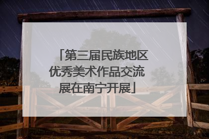 第三届民族地区优秀美术作品交流展在南宁开展