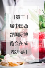 第二十届中国西部国际博览会在成都开幕