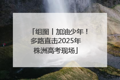 组图丨加油少年！多路直击2025年株洲高考现场
