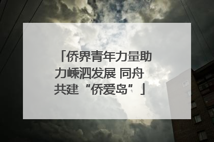 侨界青年力量助力嵊泗发展 同舟共建“侨爱岛”