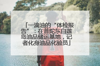 一滴油的“体检报告”：在普陀东白莲岛油品储运基地，记者化身油品化验员