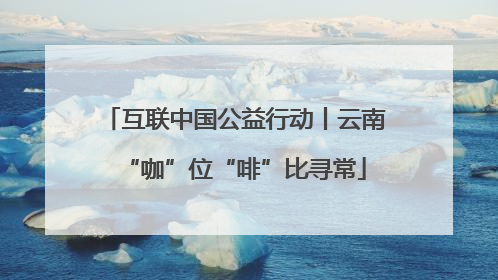 互联中国公益行动丨云南“咖”位“啡”比寻常