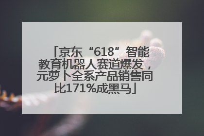 京东“618”智能教育机器人赛道爆发，元萝卜全系产品销售同比171%成黑马