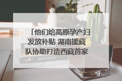他们给高原孕产妇发放补贴 湖南援藏队协助打造西藏首家高原产儿协同中心