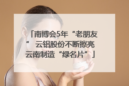 南博会5年“老朋友” 云铝股份不断擦亮云南制造“绿名片”