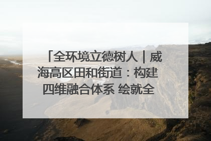 全环境立德树人｜威海高区田和街道：构建四维融合体系 绘就全环境立德树人新画卷
