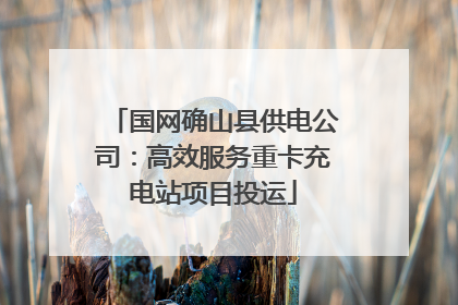 国网确山县供电公司：高效服务重卡充电站项目投运