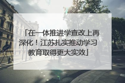 在一体推进学查改上再深化！江苏扎实推动学习教育取得更大实效