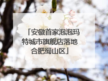 安徽首家泡泡玛特城市旗舰店落地合肥蜀山区