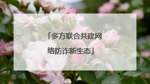 多方联合共建网络防诈新生态