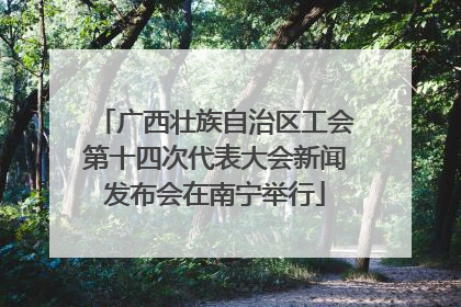 广西壮族自治区工会第十四次代表大会新闻发布会在南宁举行