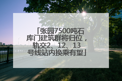 张园7500吨石库门建筑群将归位，轨交2、12、13号线站内换乘有望