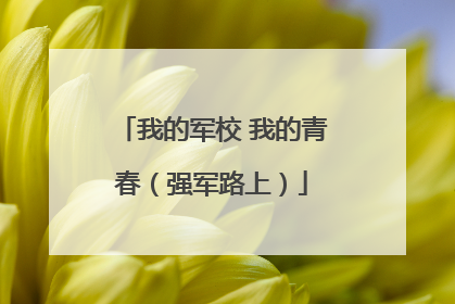 我的军校 我的青春（强军路上）