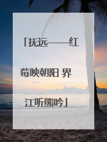 抚远——红莓映朝阳 界江听熊吟