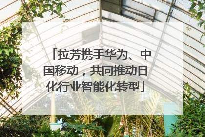 拉芳携手华为、中国移动，共同推动日化行业智能化转型