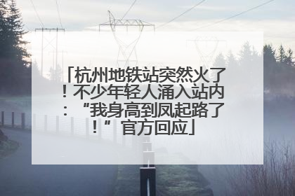 杭州地铁站突然火了！不少年轻人涌入站内：“我身高到凤起路了！”官方回应