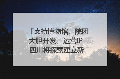 支持博物馆、院团大胆开发、运营IP 四川将探索建立新的收入分配激励机制｜新闻发布最前线