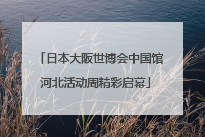 日本大阪世博会中国馆河北活动周精彩启幕