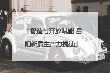 智造与开放赋能 岳阳新质生产力提速