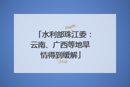 水利部珠江委：云南、广西等地旱情得到缓解
