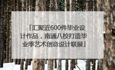 汇聚近600件毕业设计作品，南通八校打造毕业季艺术创意设计联展