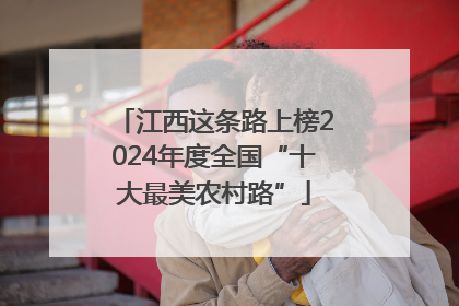 江西这条路上榜2024年度全国“十大最美农村路”