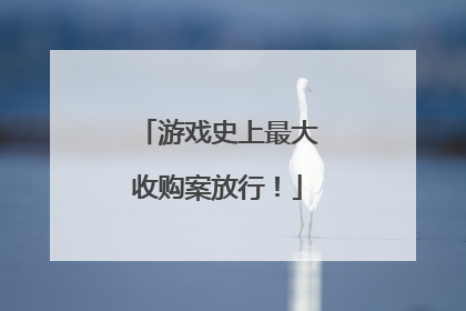 游戏史上最大收购案放行！