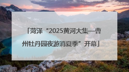 菏泽“2025黄河大集—曹州牡丹园夜游消夏季”开幕