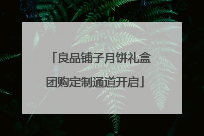 良品铺子月饼礼盒团购定制通道开启