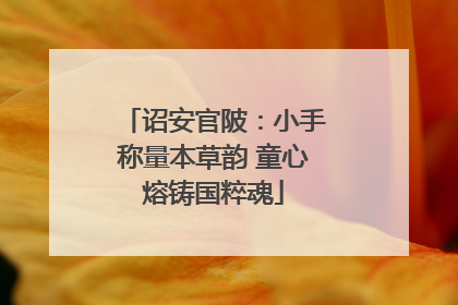 诏安官陂：小手称量本草韵 童心熔铸国粹魂