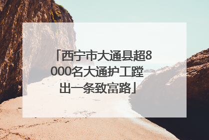 西宁市大通县超8000名大通护工蹚出一条致富路
