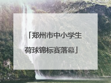 郑州市中小学生荷球锦标赛落幕