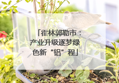 霍林郭勒市：产业升级逐梦绿色新“铝”程