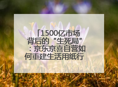 1500亿市场背后的“生死局”：京东京喜自营如何重建生活用纸行业信任？