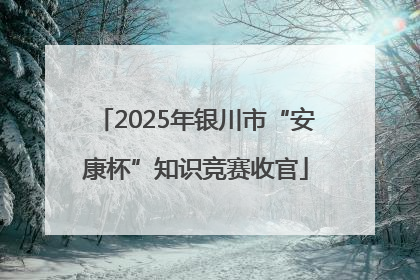 2025年银川市“安康杯”知识竞赛收官