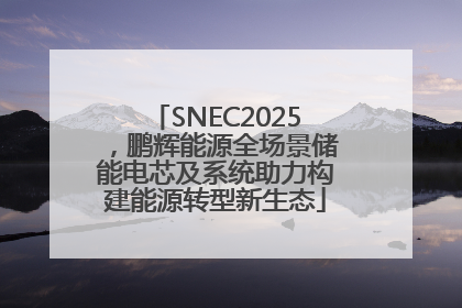 SNEC2025，鹏辉能源全场景储能电芯及系统助力构建能源转型新生态